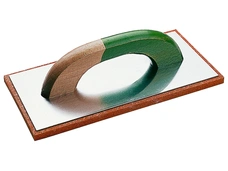TRIUSO Alu-Reibebrett mit rotem Schwammgummibelag 140x280 mm