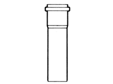Upmann HT-Rohr DN 110, 1000 mm