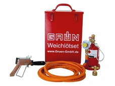 Grün Weichlöt-Set Prop 2 verpackt