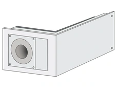 Schiedel Absolut Zuluftadapter Ecke Typ 3 Ø120-180 mm