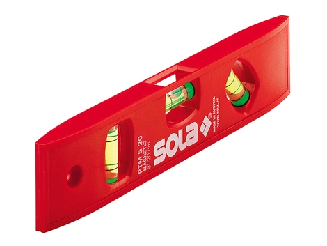 SOLA Kunststoff-Torpedo-Wasserwaage PTM 5, 20 cm
